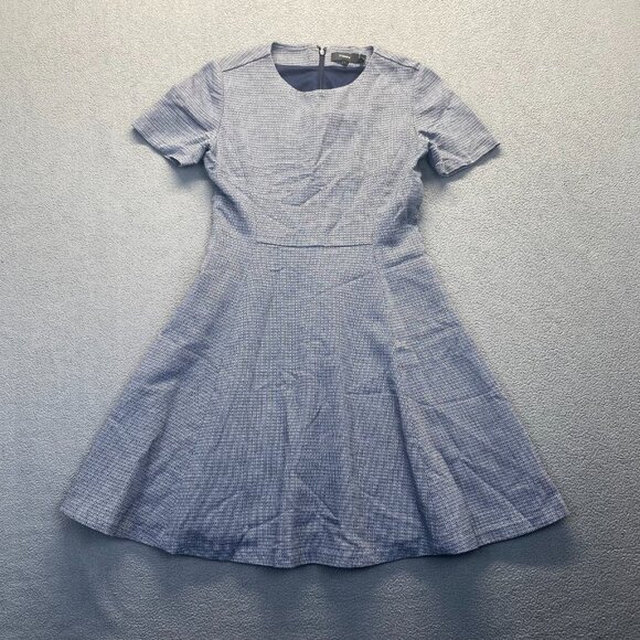 Theory Women's Dress Size 4 Mini Houndstooth Zipper,Lined - Picture 1 of 11